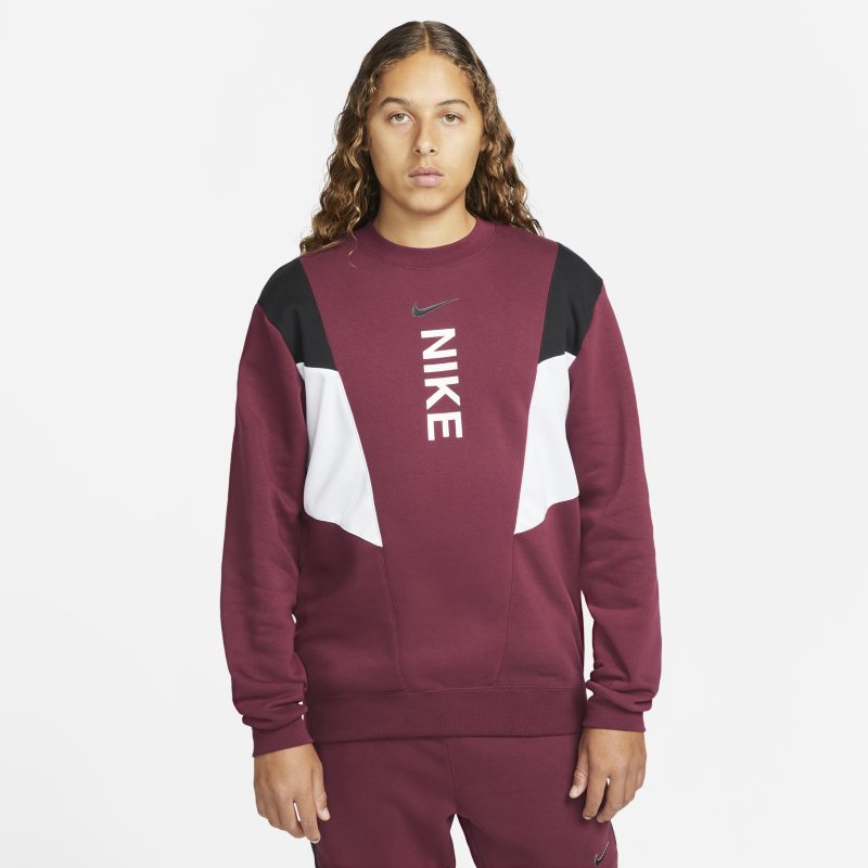 Nike Sportswear Hybrid Fleece-Sweatshirt für Herren - Rot von Nike