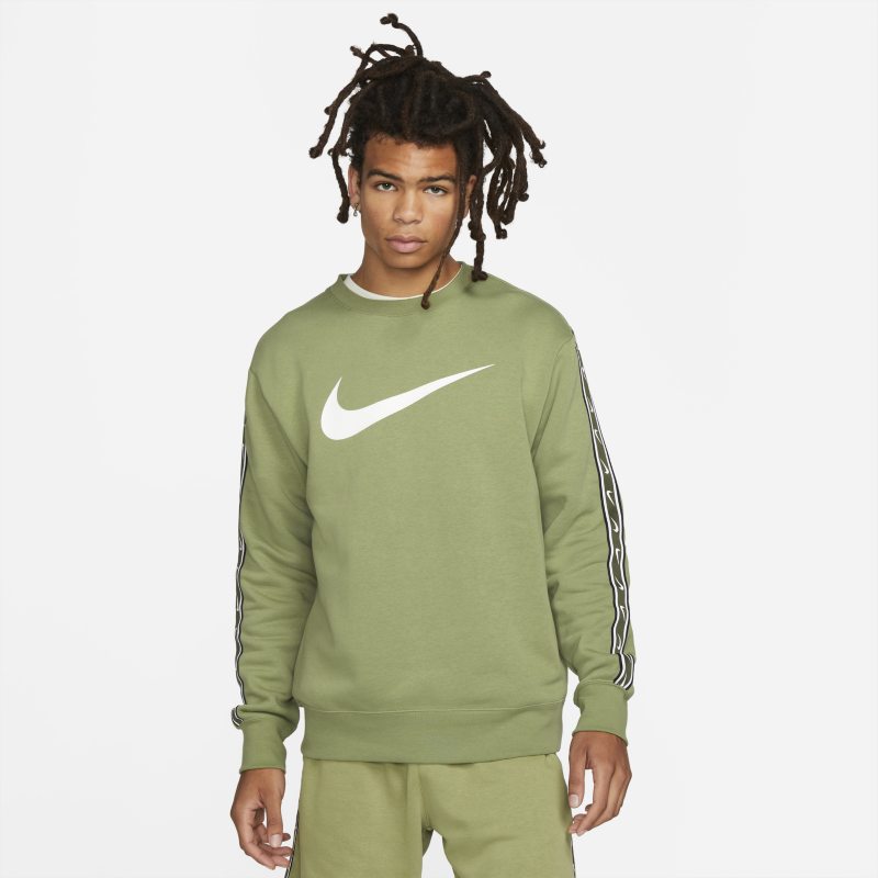 Nike Sportswear Repeat Fleece-Sweatshirt für Herren - Grün von Nike
