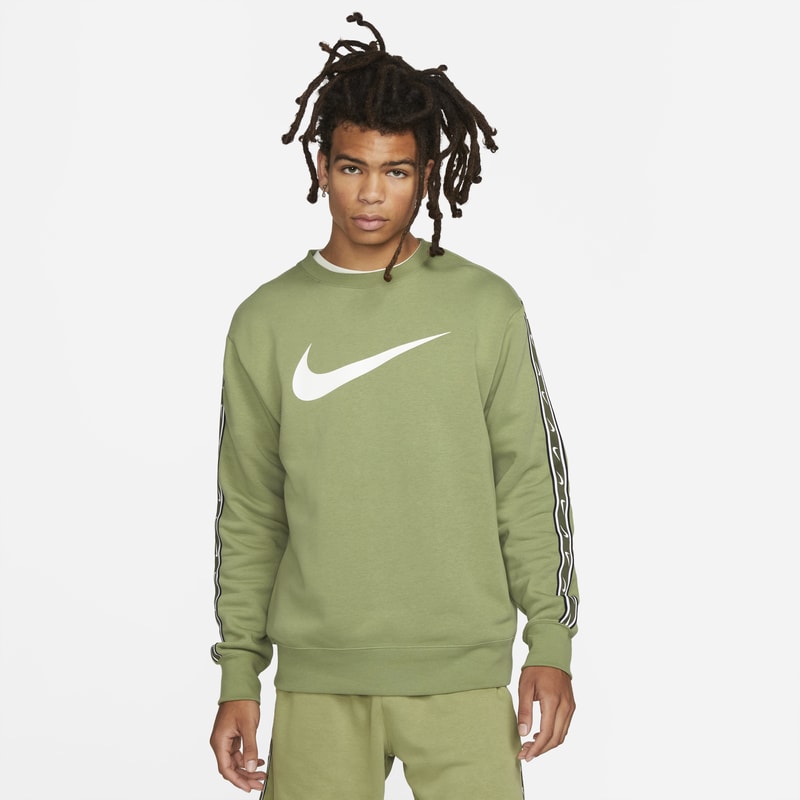 Nike Sportswear Repeat Fleece-Sweatshirt für Herren - Grün von Nike