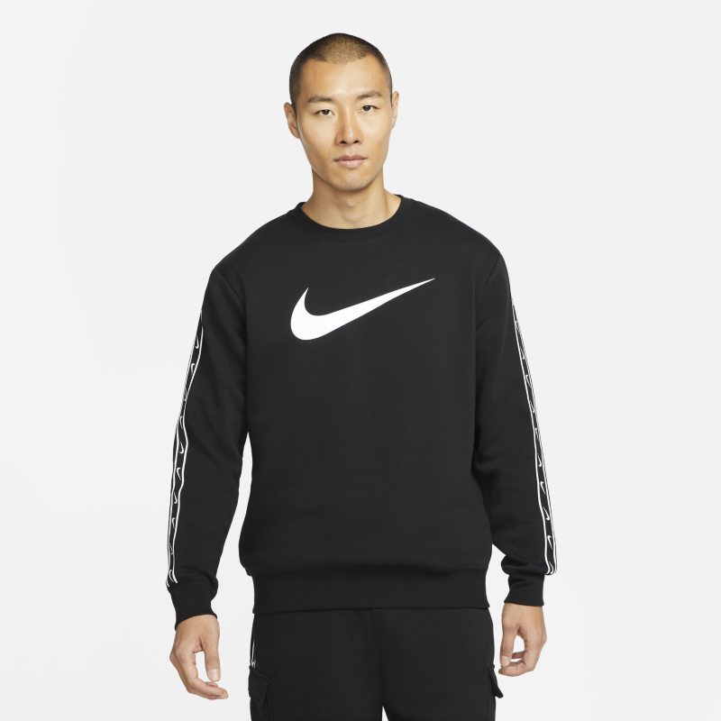 Nike Sportswear Repeat Fleece-Sweatshirt für Herren - Schwarz von Nike
