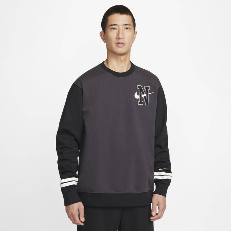 Nike Sportswear Retro Fleece-Sweatshirt für Herren - Schwarz von Nike