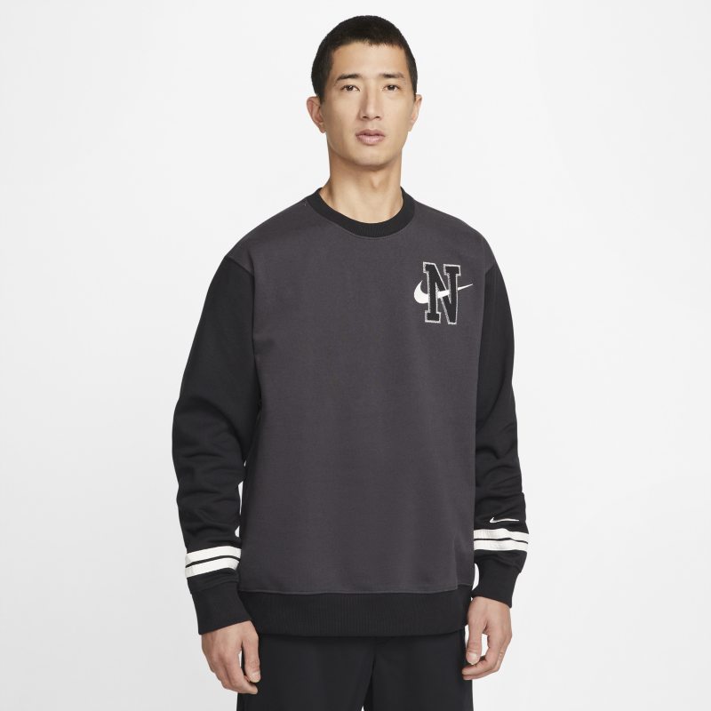 Nike Sportswear Retro Fleece-Sweatshirt für Herren - Schwarz von Nike