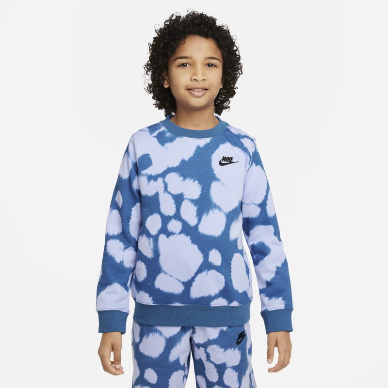 Nike Sportswear Sweatshirt aus French-Terry-Material mit Print für ältere Kinder (Jungen) - Blau von Nike