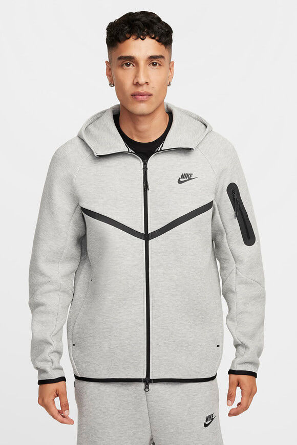 Nike Sportswear Tech Fleece Kapuzensweatjacke | Dark Grey Heather | Herren  | S von Nike