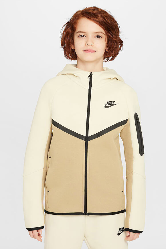 Nike Sportswear Tech Fleece Kapuzensweatjacke | Parachute Beige + Light Khaki | Jungen | L Nike Sportswear Tech Fleece Kapuzensweatjacke | Parachute Beige + Light Khaki | Jungen | L von Nike