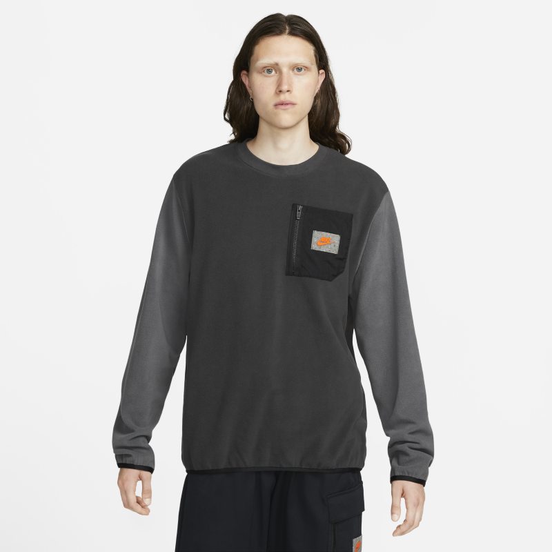 Nike Sportswear Therma-FIT Sports Utility Fleece-Sweatshirt für Herren - Grau von Nike