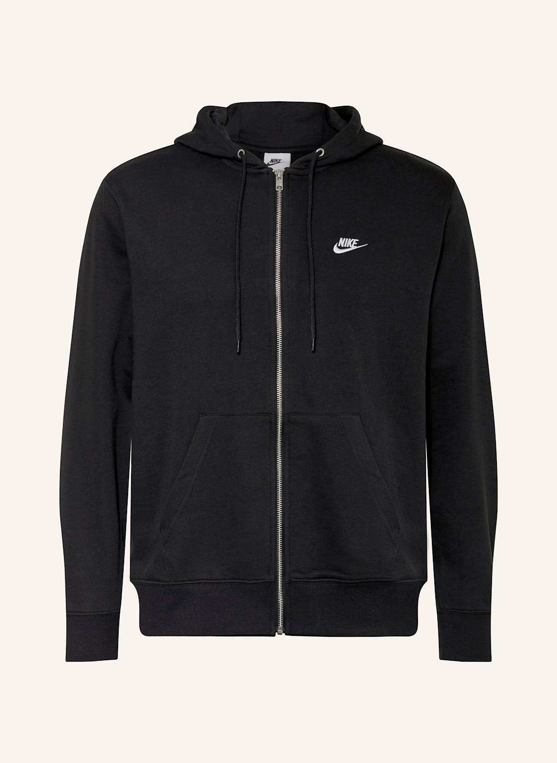 Nike Sweatjacke Club schwarz Nike Sweatjacke Club schwarz von Nike
