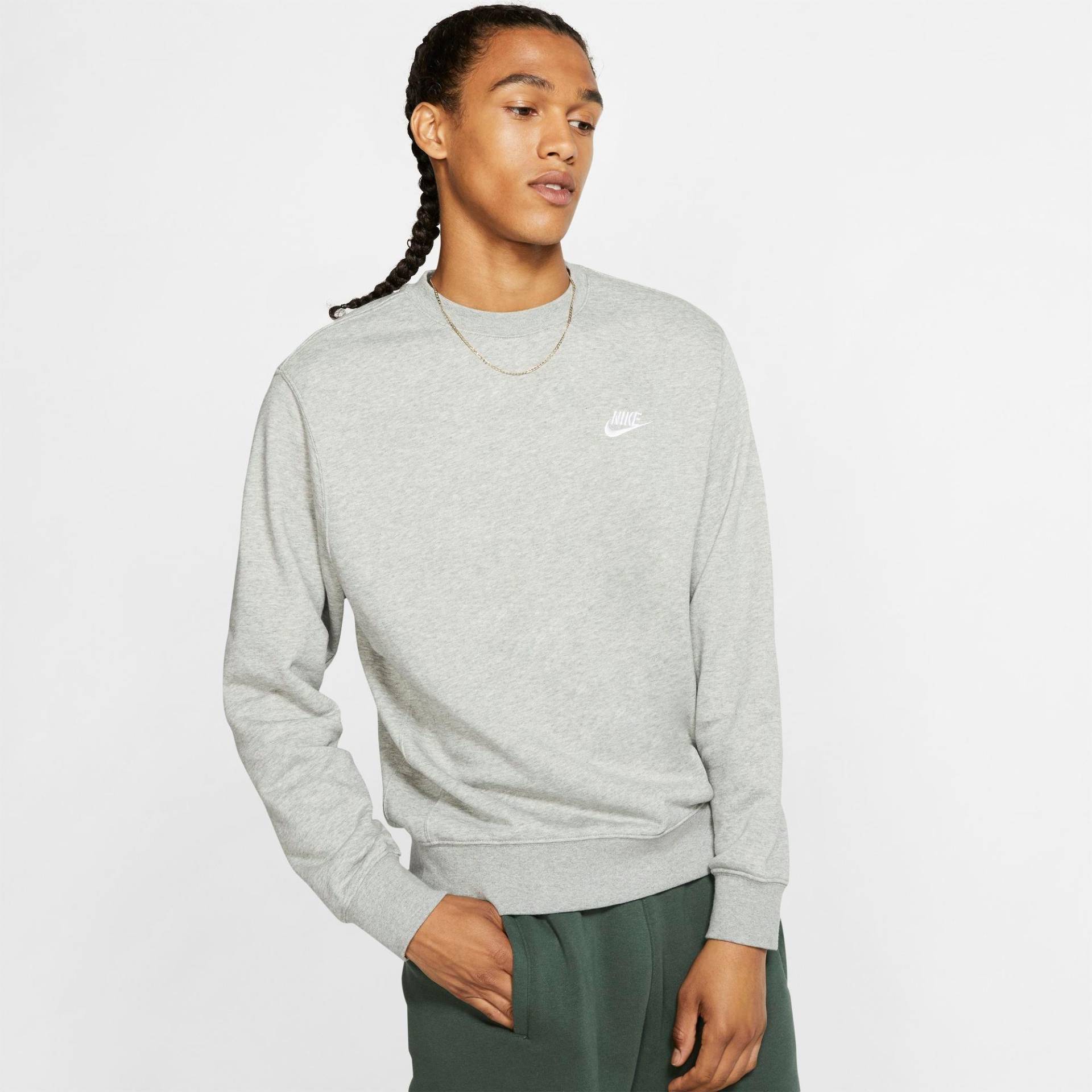 Sweatshirt Herren Grau S von NIKE