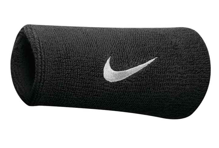 Nike Swoosh Doublewide Wristbands Schweissband schwarz von Nike