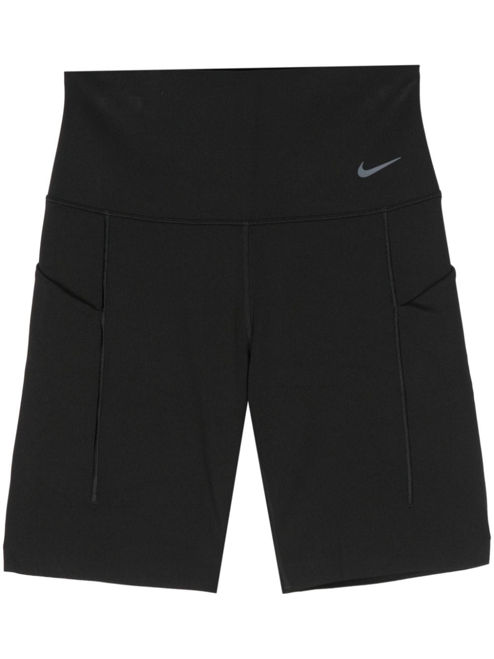 Nike Swoosh-print cycling chorts - Black von Nike