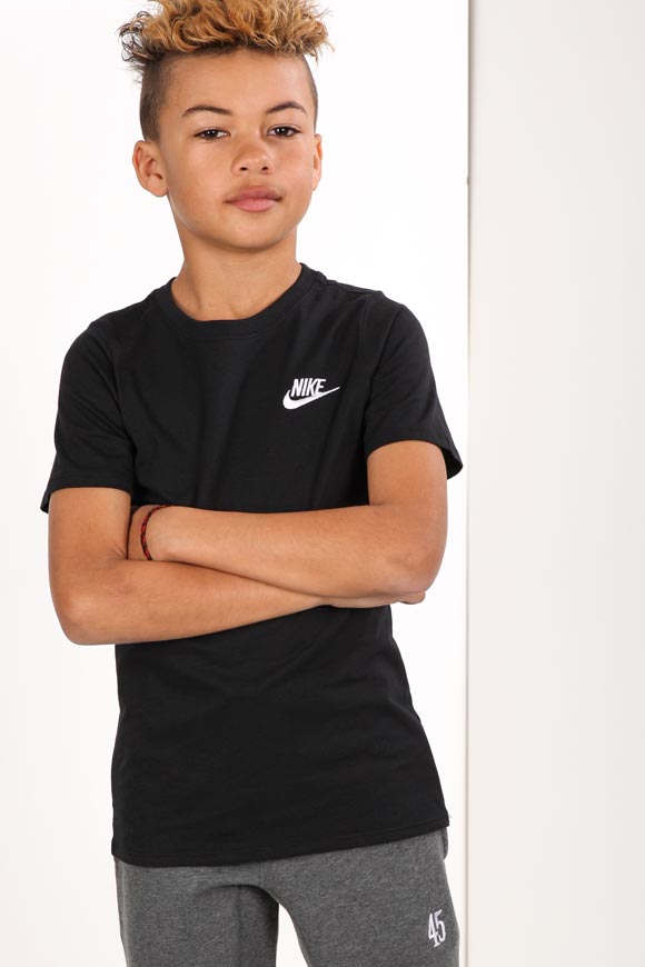 Nike T-Shirt | Schwarz + Weiss | Jungen  | M von Nike