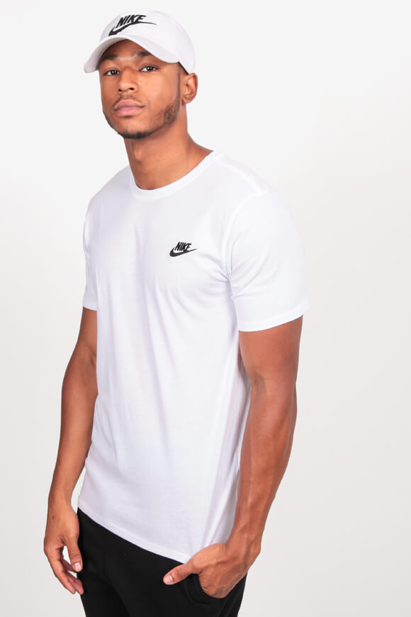 Nike T-Shirt | Weiss + Schwarz | Herren  | XXL von Nike