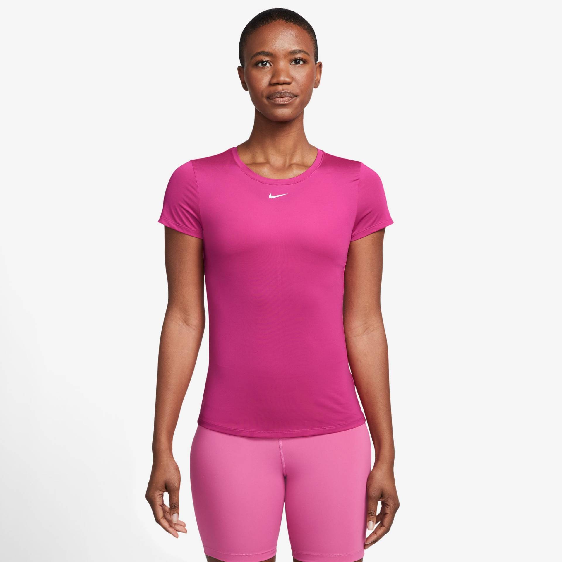 Nike Trainingsshirt »DRI-FIT ONE WOMEN'S SLIM FIT SHORT-SLEEVE TOP« von Nike