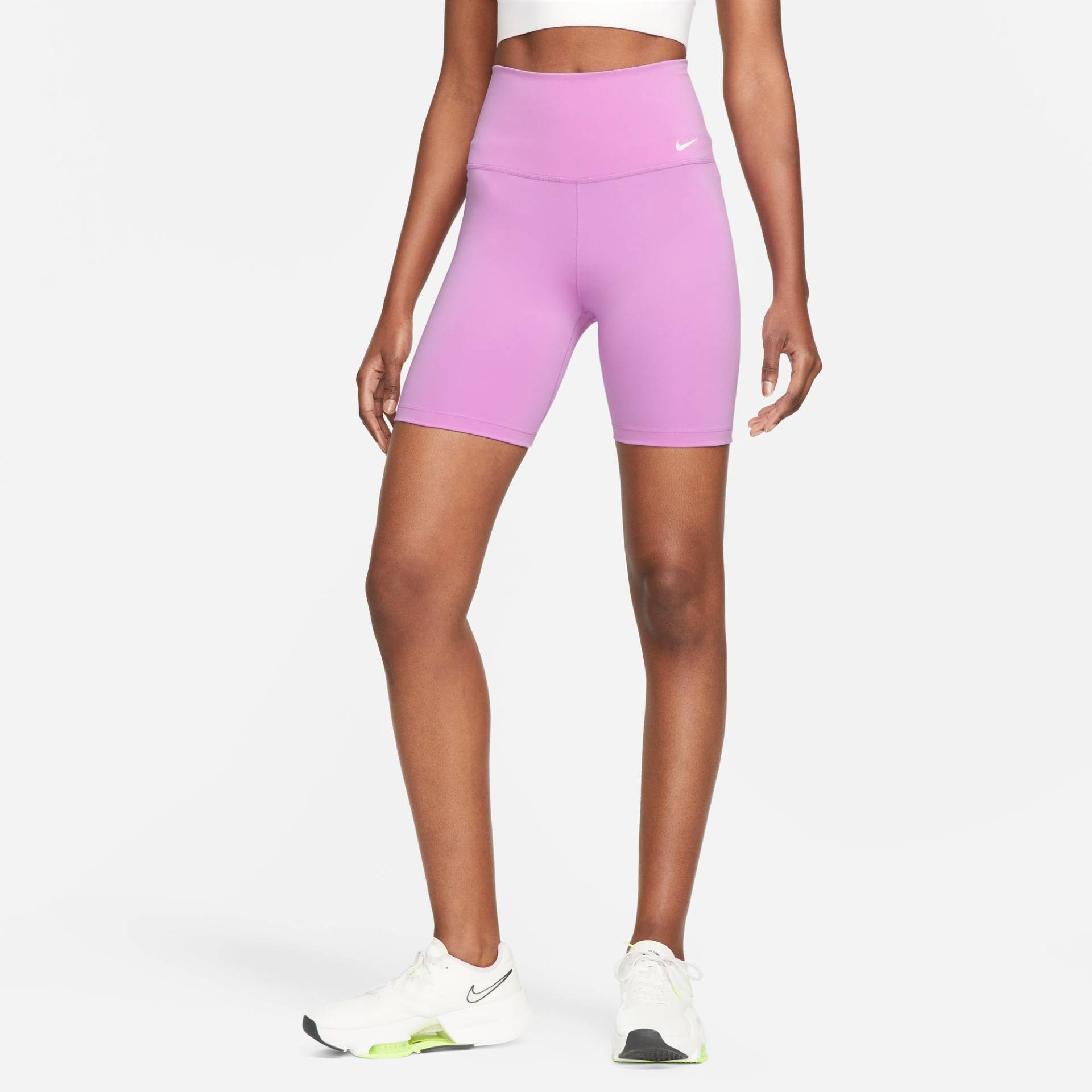 Nike Trainingstights »DRI-FIT ONE WOMEN'S HIGH-WAISTED BIKER SHORTS« von Nike