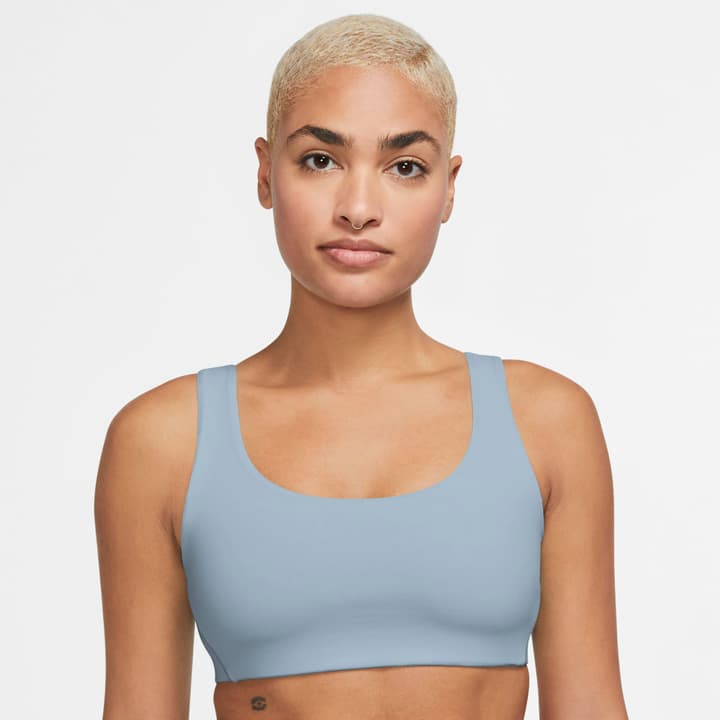 Nike W Alate All U Low Sports Bra Sport-BH hellblau von Nike