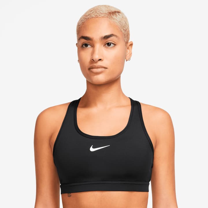 Nike W Swoosh Medium Sports Bra Sport-BH schwarz von Nike