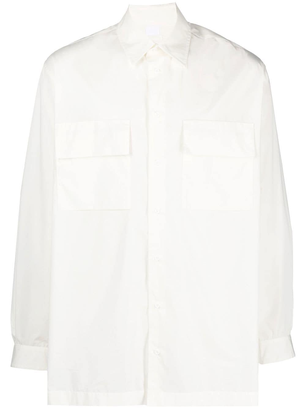 Nike button-up patch pocket shirt - White von Nike