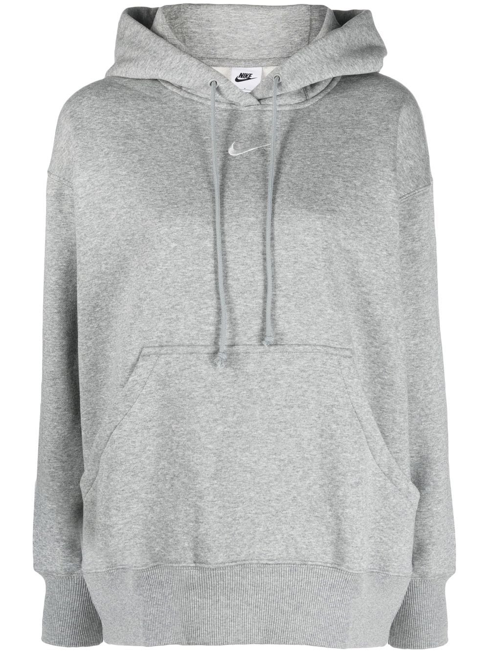 Nike oversize mélange drawstring hoodie - Grey von Nike