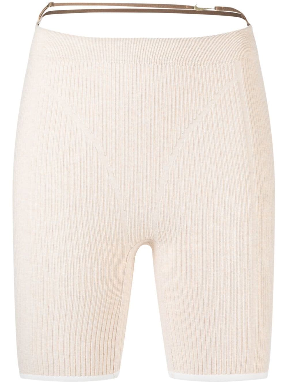 Nike x Jacquemus ribbed-knit shorts - Neutrals von Nike