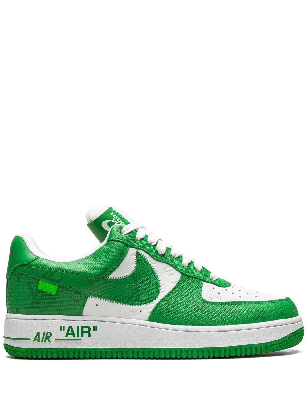 Nike x Louis Vuitton Air Force 1 Low "Virgil Abloh - White/Green" sneakers von Nike