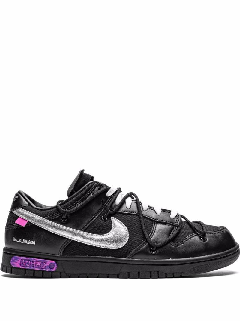 Nike X Off-White Dunk Low "Lot 50" sneakers - Black von Nike X Off-White