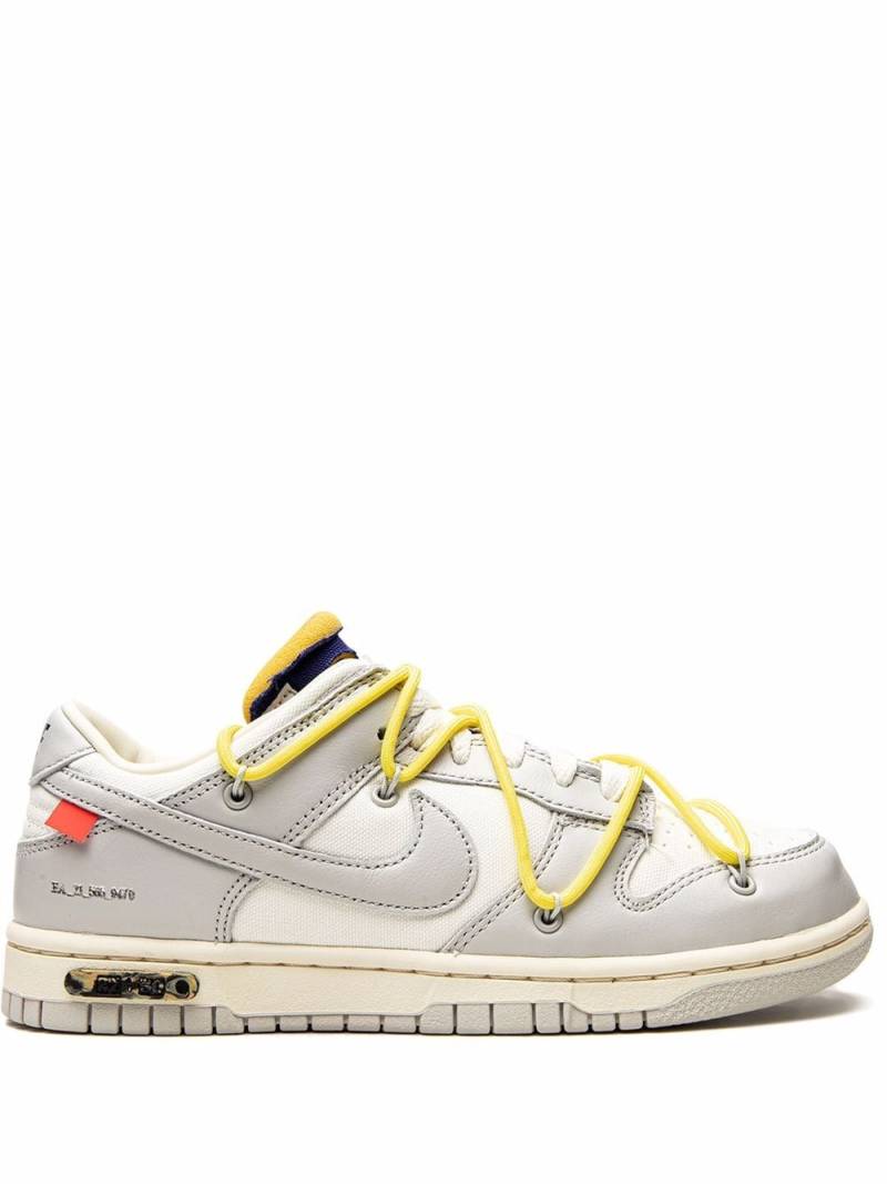 Nike X Off-White x Off-White Dunk Low "Lot 27" sneakers - Grey von Nike X Off-White