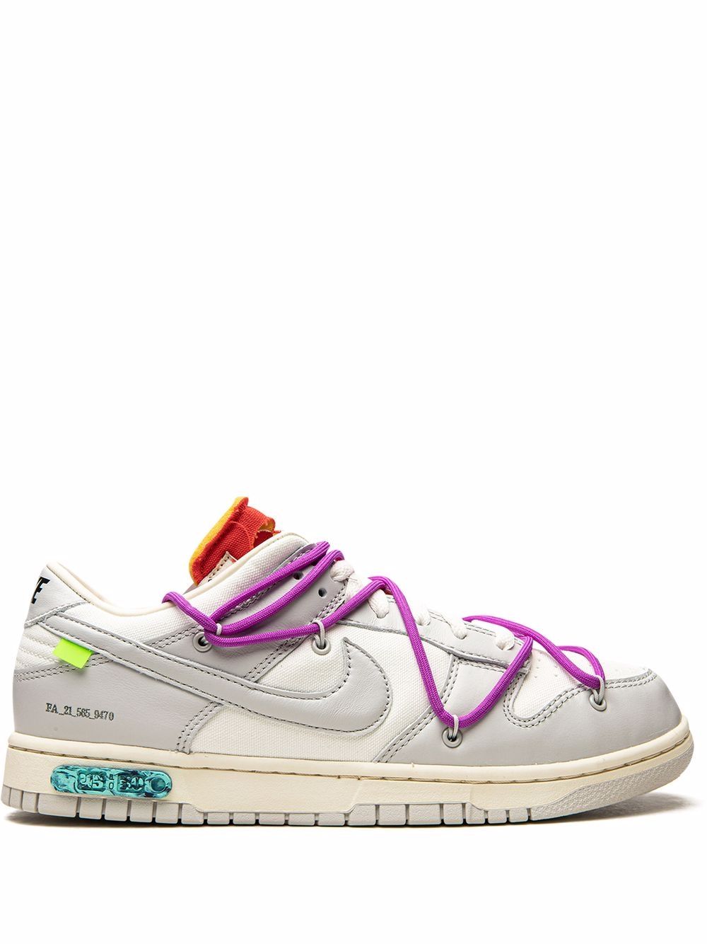 Nike X Off-White Dunk Low "Lot 45" sneakers - Grey von Nike X Off-White