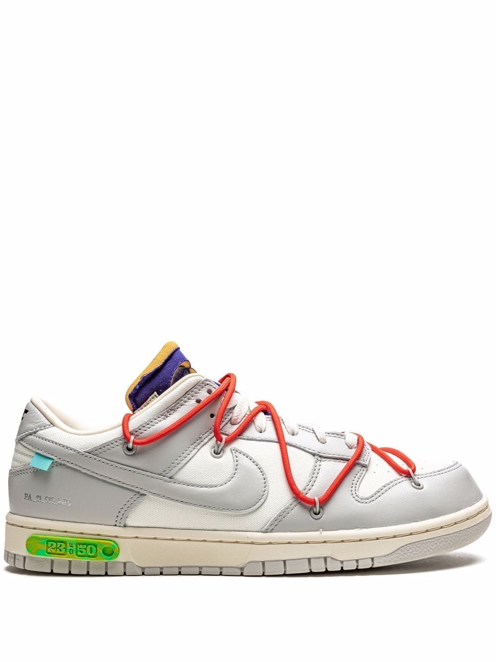 Nike X Off-White Dunk Low "Lot 23" sneakers - Grey von Nike X Off-White