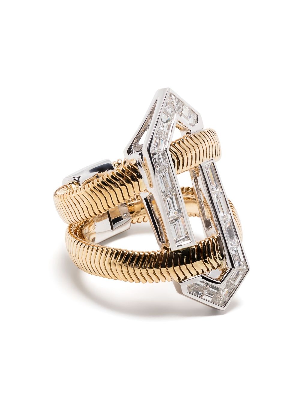 Nikos Koulis 18kt yellow gold diamond ring von Nikos Koulis