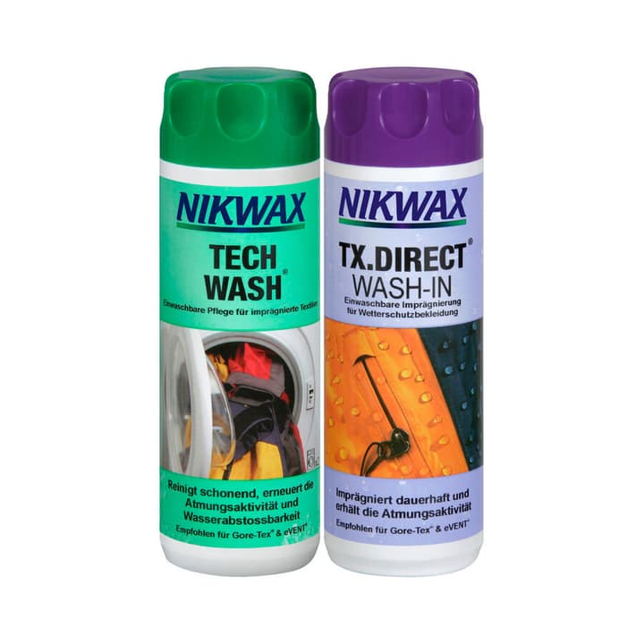 Nikwax Duo Pack Tech Wash + TX. Direct Wash-In Waschmittel von Nikwax