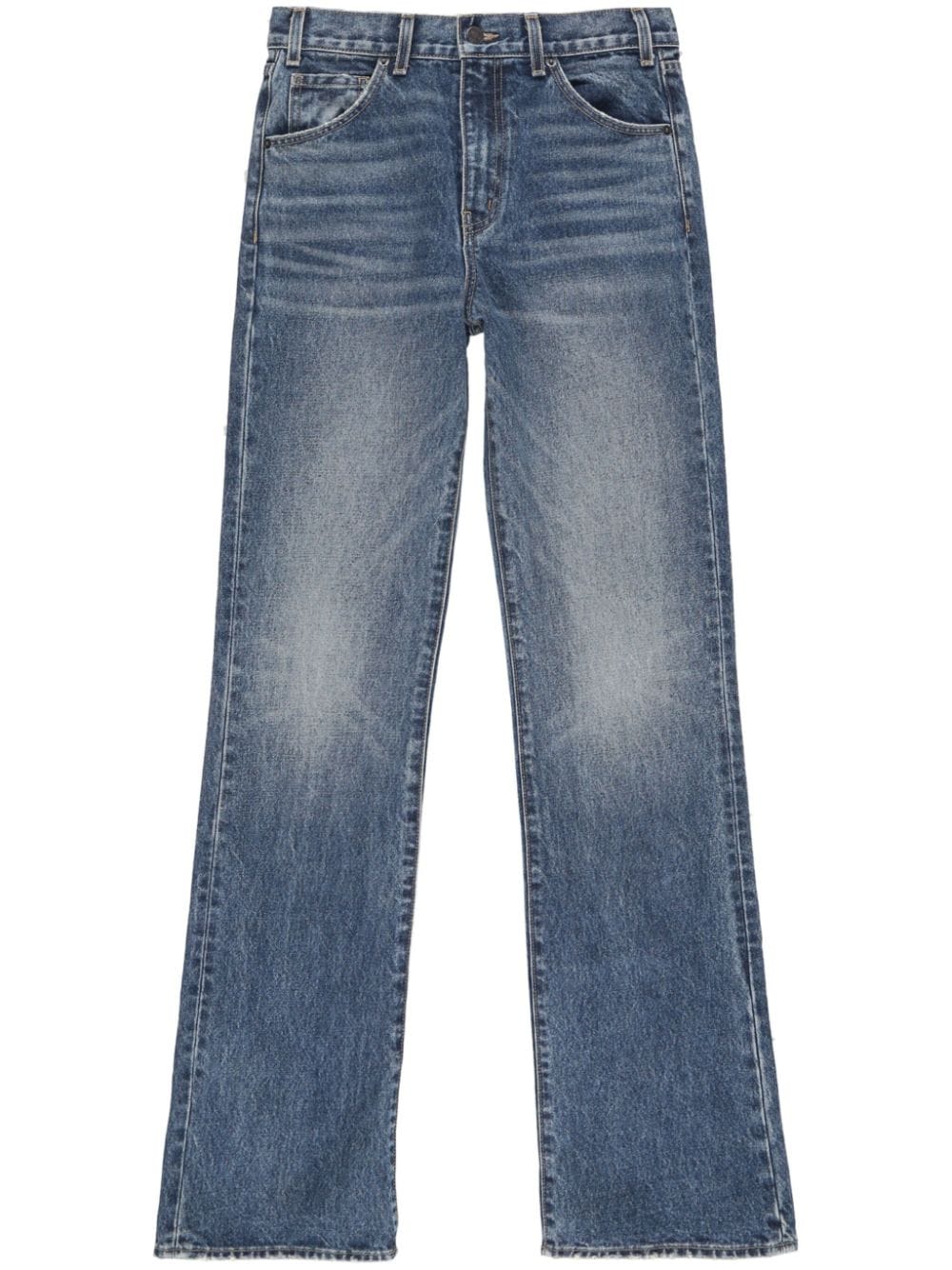 Nili Lotan Joan straight-leg cotton jeans - Blue von Nili Lotan