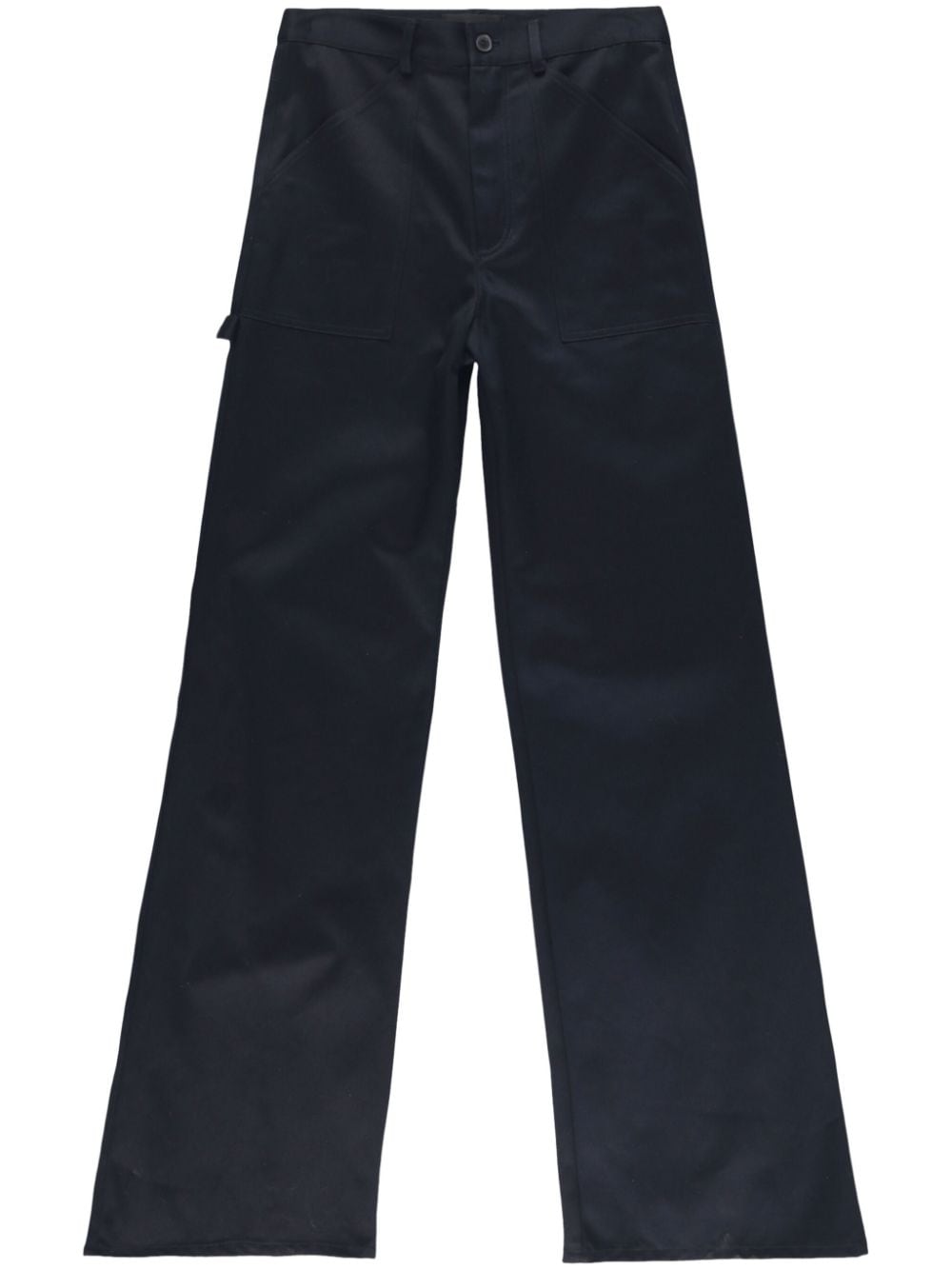 Nili Lotan Quentin wide-leg cotton trousers - Blue von Nili Lotan
