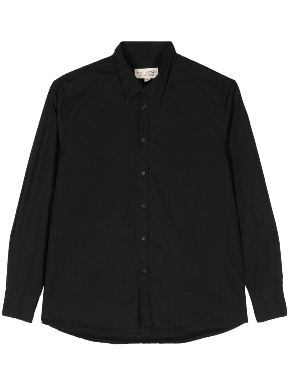 Nili Lotan Raphael cotton shirt - Black von Nili Lotan