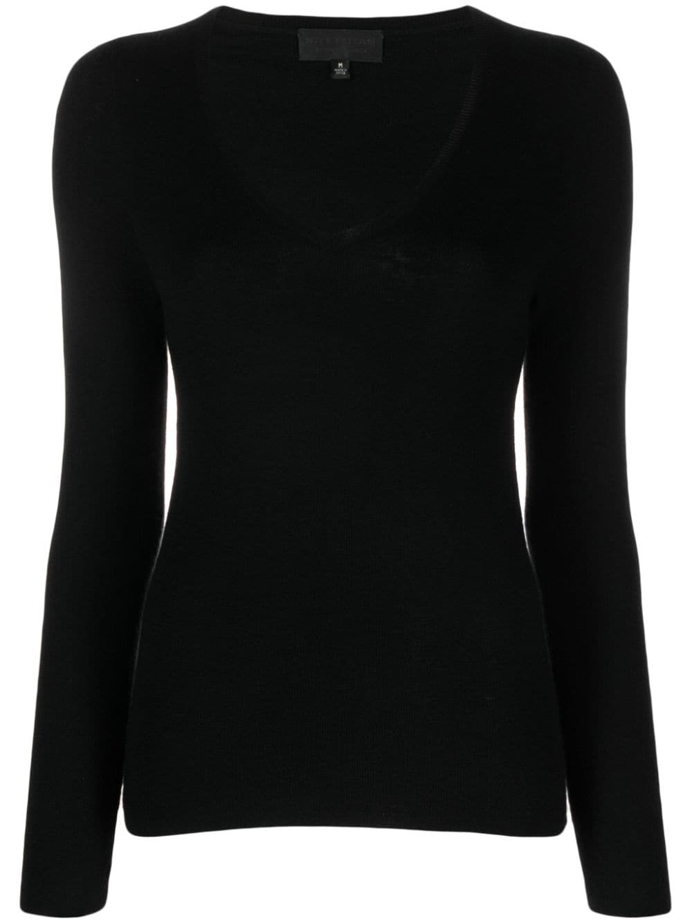 Nili Lotan V-neck cashmere top - Black von Nili Lotan