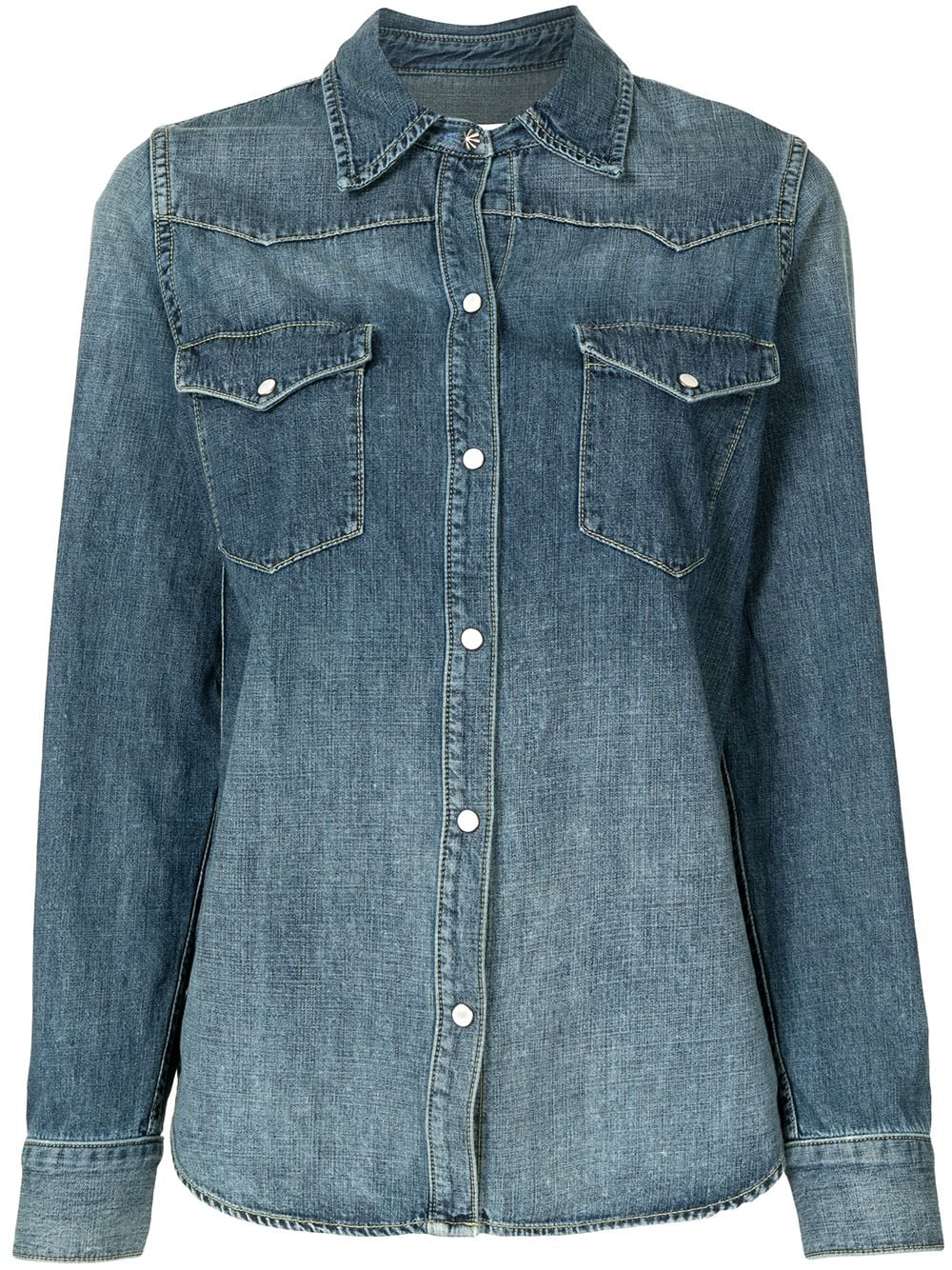 Nili Lotan classic-collar denim shirt - Blue von Nili Lotan