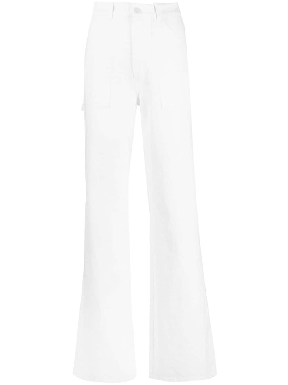 Nili Lotan mid-rise wide-leg trousers - White von Nili Lotan