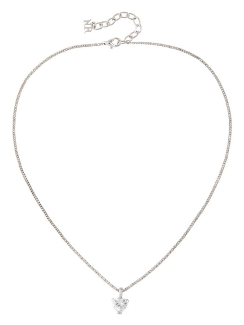 Nina Ricci 1980s heart pendant necklace - Silver von Nina Ricci