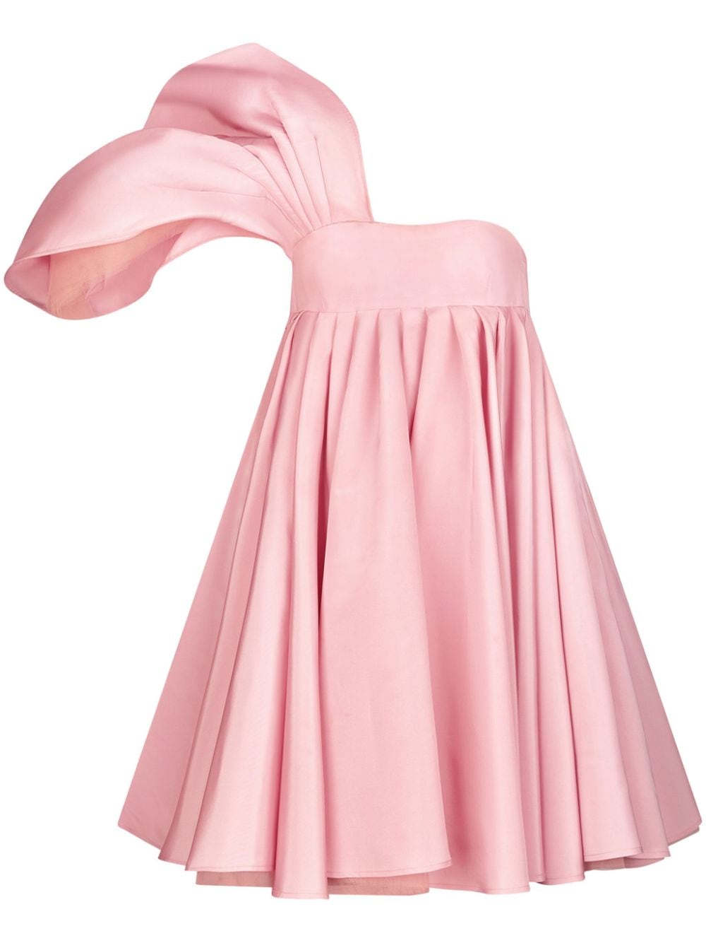 Nina Ricci asymmetric flared minidress - Pink von Nina Ricci