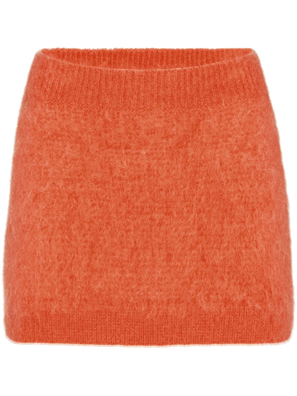 Nina Ricci brushed mohair-blend miniskirt - Orange von Nina Ricci