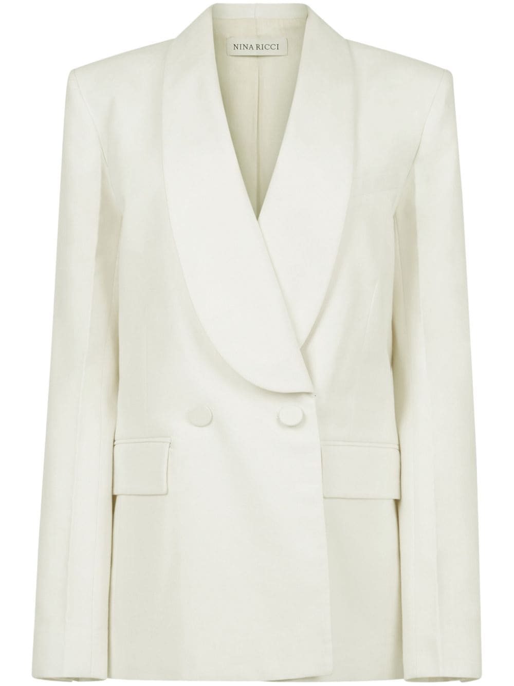 Nina Ricci double-breasted blazer - White von Nina Ricci