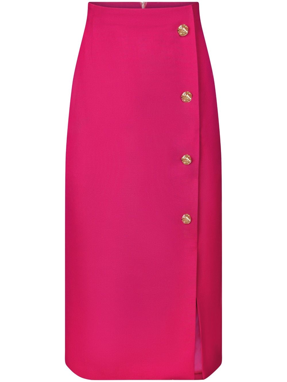 Nina Ricci high-waisted wool pencil skirt - Pink von Nina Ricci