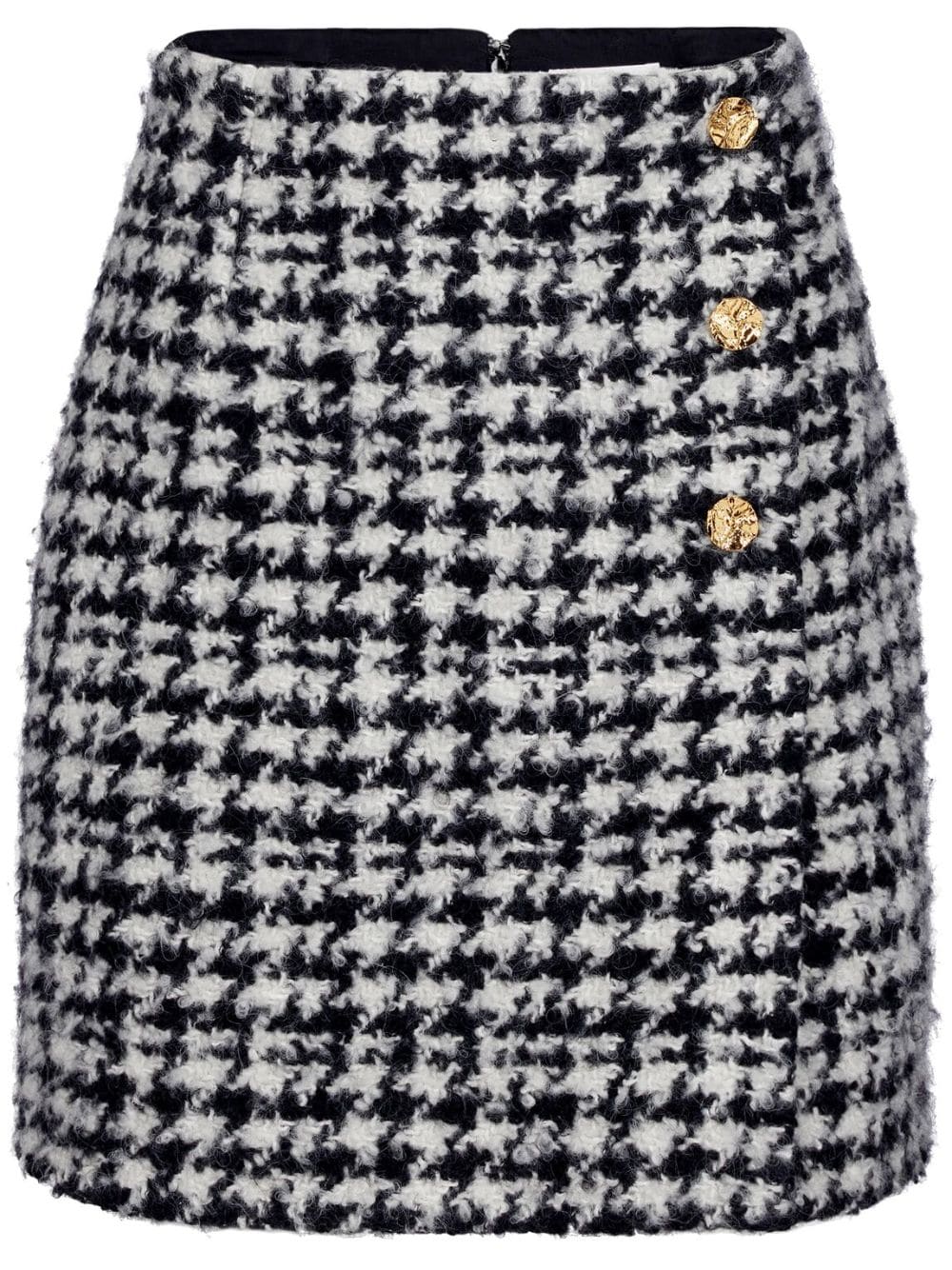 Nina Ricci houndstooth A-line mini skirt - Black von Nina Ricci