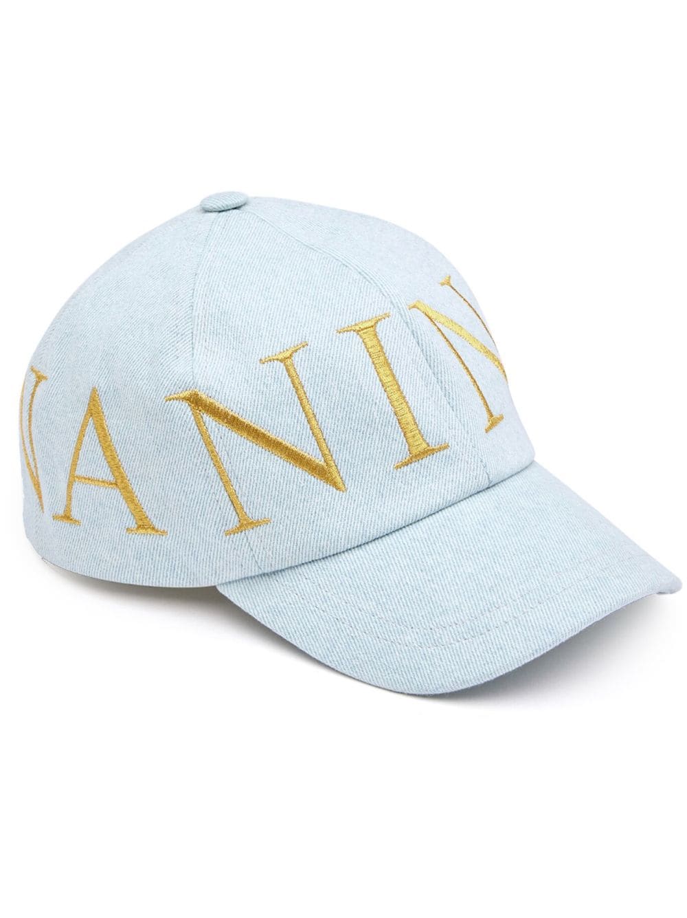 Nina Ricci logo-embroidered cotton cap - Blue von Nina Ricci