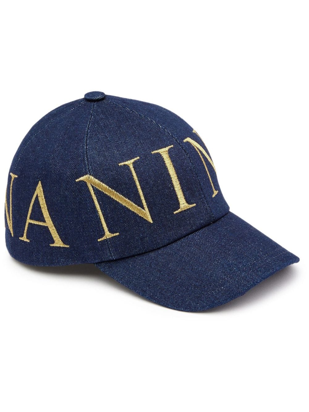 Nina Ricci logo-embroidered cotton cap - Blue von Nina Ricci