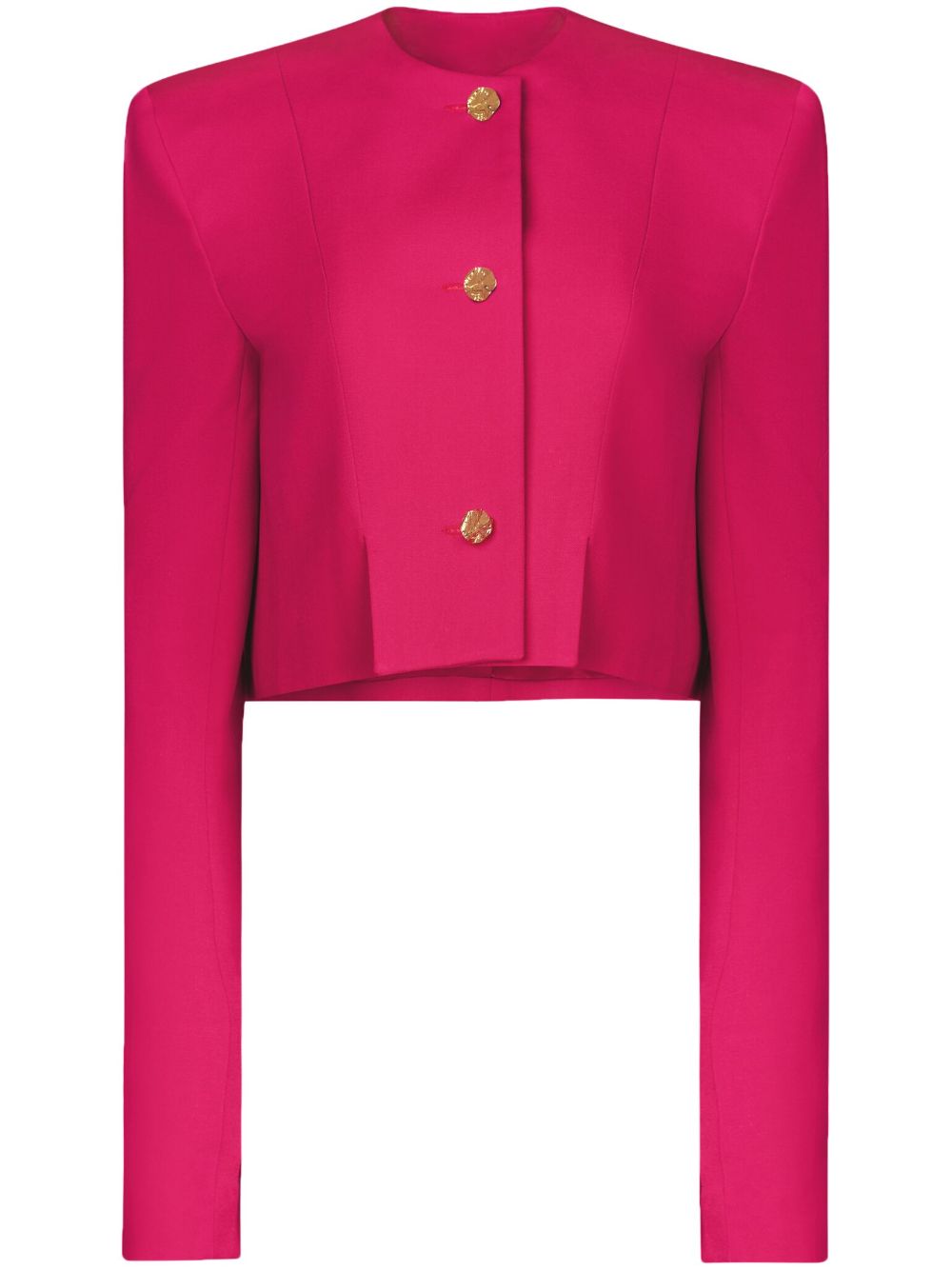 Nina Ricci long-sleeve cropped wool jacket - Pink von Nina Ricci