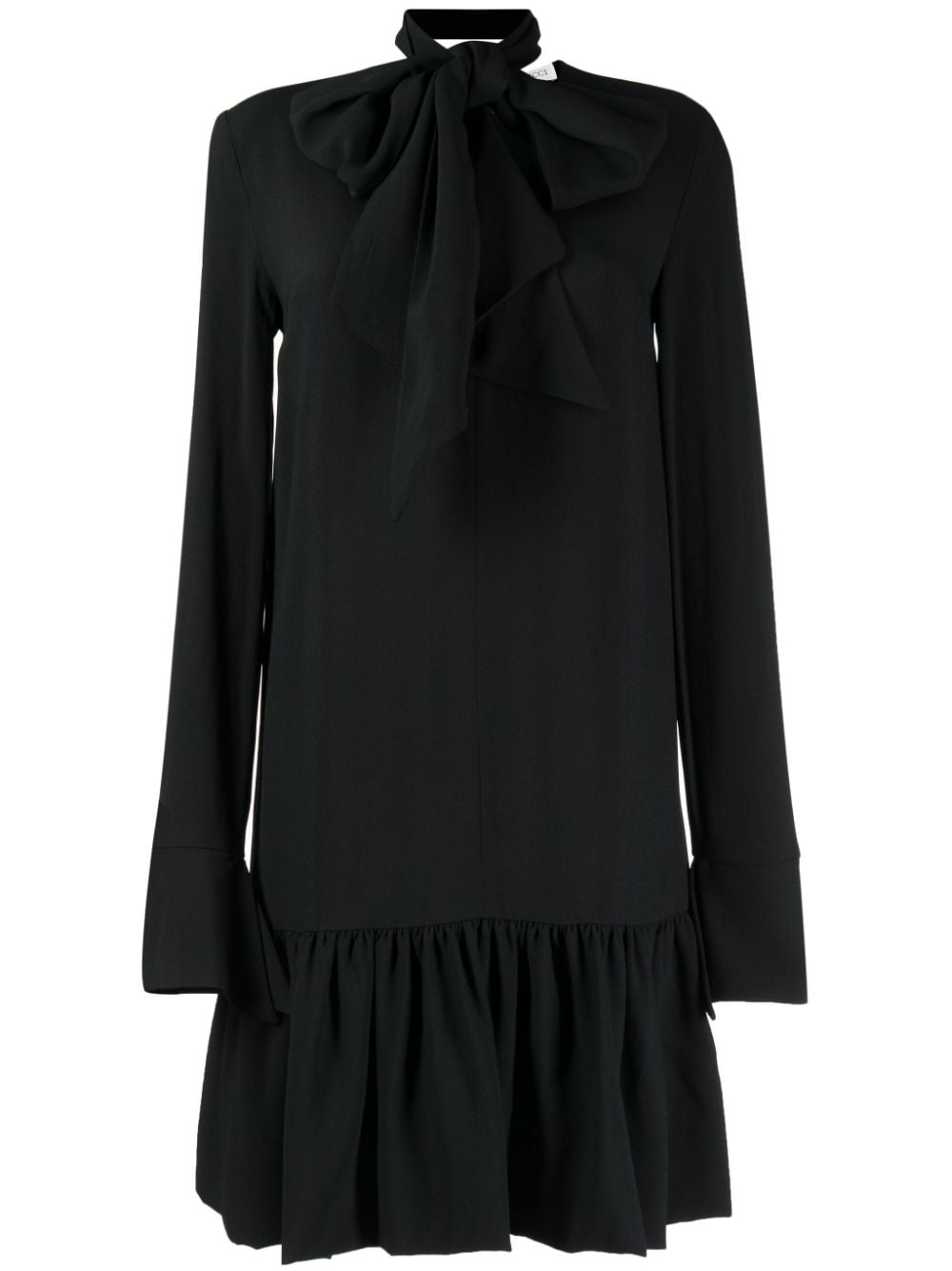 Nina Ricci long-sleeve minidress - Black von Nina Ricci