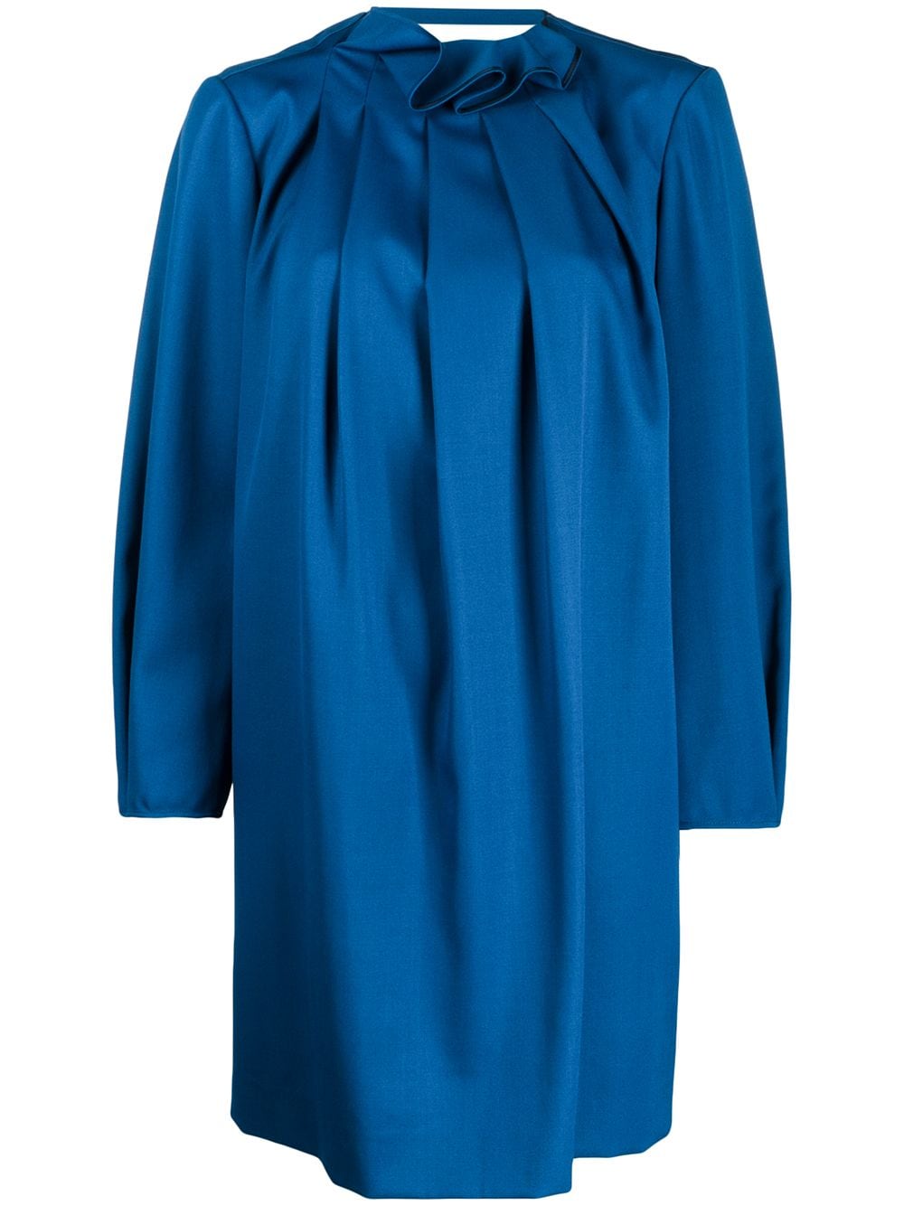 Nina Ricci pleated shift dress - Blue von Nina Ricci