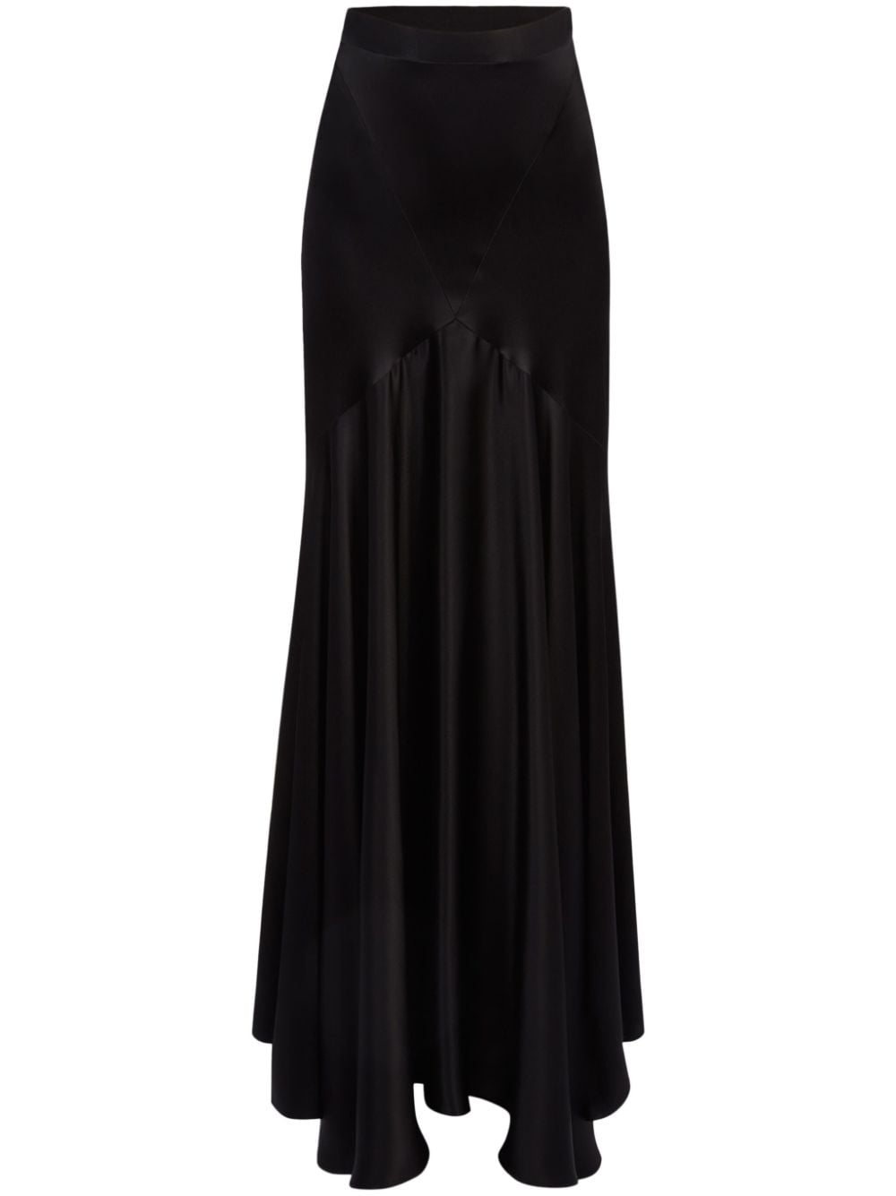 Nina Ricci satin mermaid maxi skirt - Black von Nina Ricci