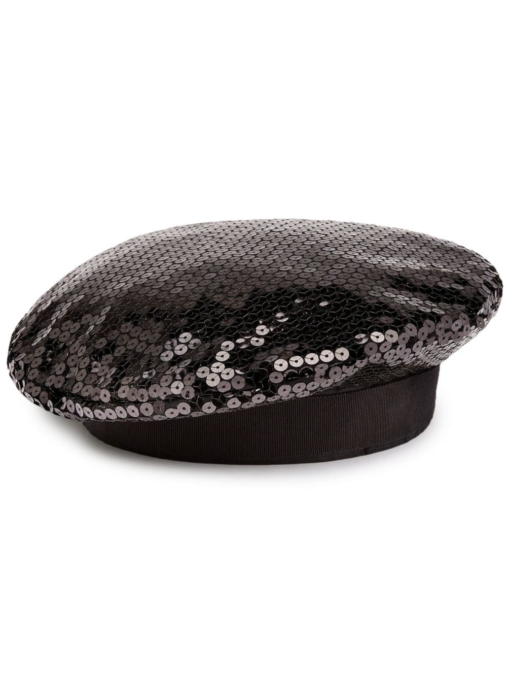 Nina Ricci sequin-embellished tonal beret - Black von Nina Ricci