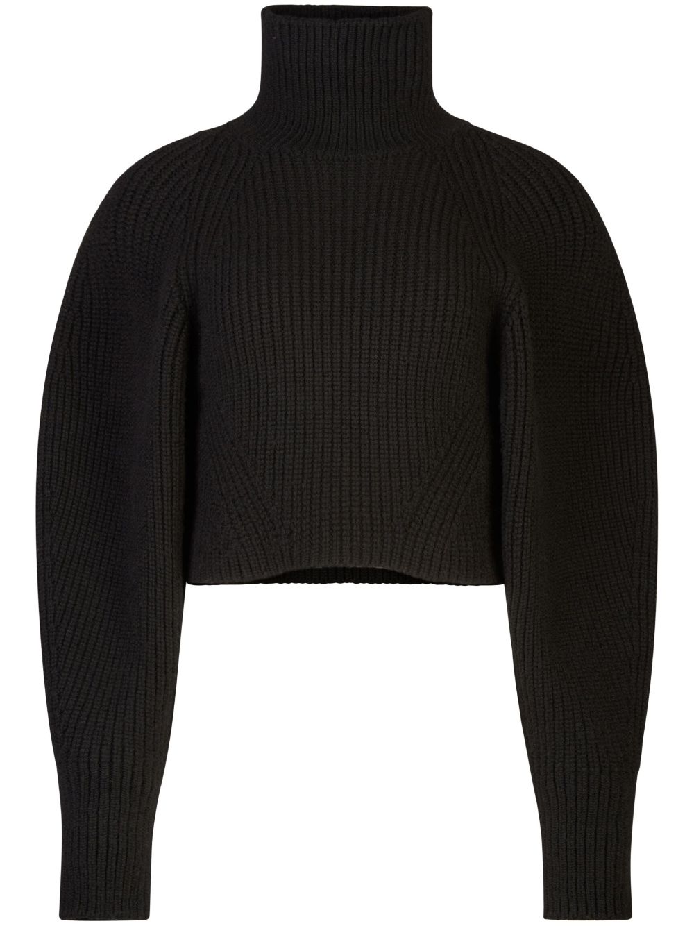 Nina Ricci turtleneck chunky-ribbed jumper - Black von Nina Ricci